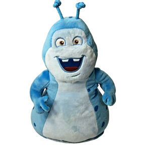 Blue Beat Bug Plush Toy Stuff Animal Sings I am the Walrus Cheeks Light Up